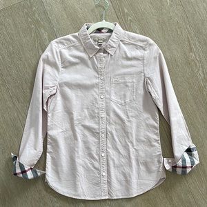 Burberry Brit Pink Button Down Shirt, Size XS